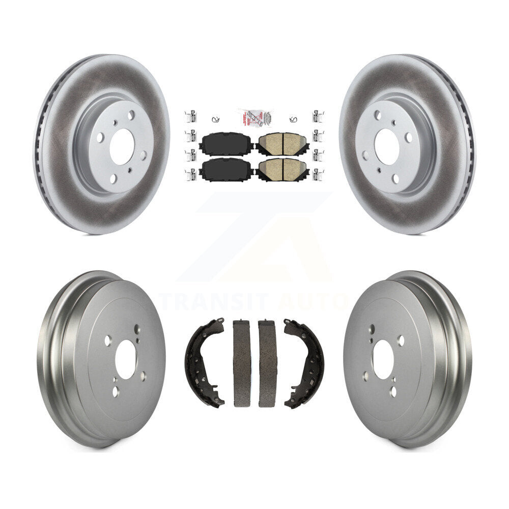 Transit Auto KGA-104308 Disc Brake Kit for 2012-2013 Toyota Yaris - Front and Rear