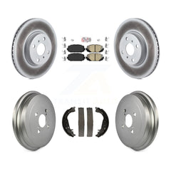 Transit Auto KGA-104308 Disc Brake Kit for 2012-2013 Toyota Yaris - Front and Rear