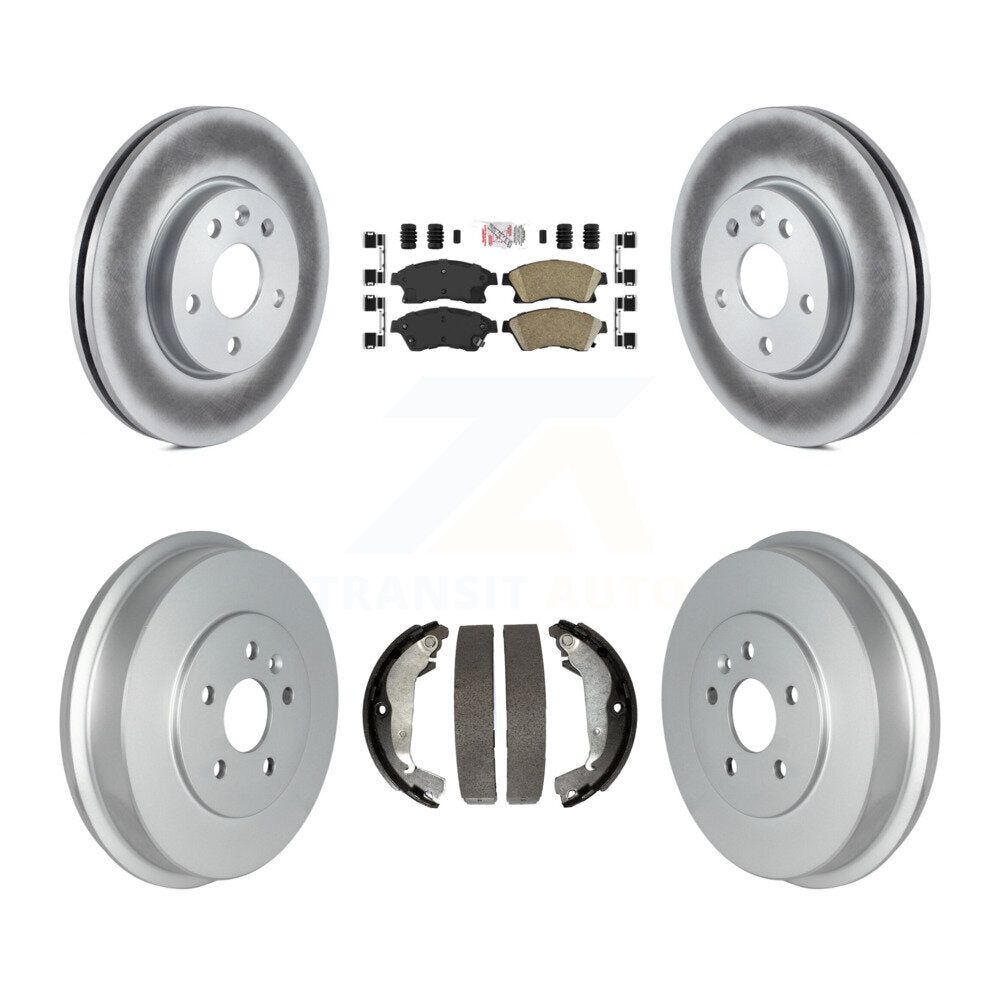 Transit Auto KGA-104310 Disc Brake Kit for 2011-2016 Chevrolet Cruze Limited, Chevrolet Cruze - Front and Rear