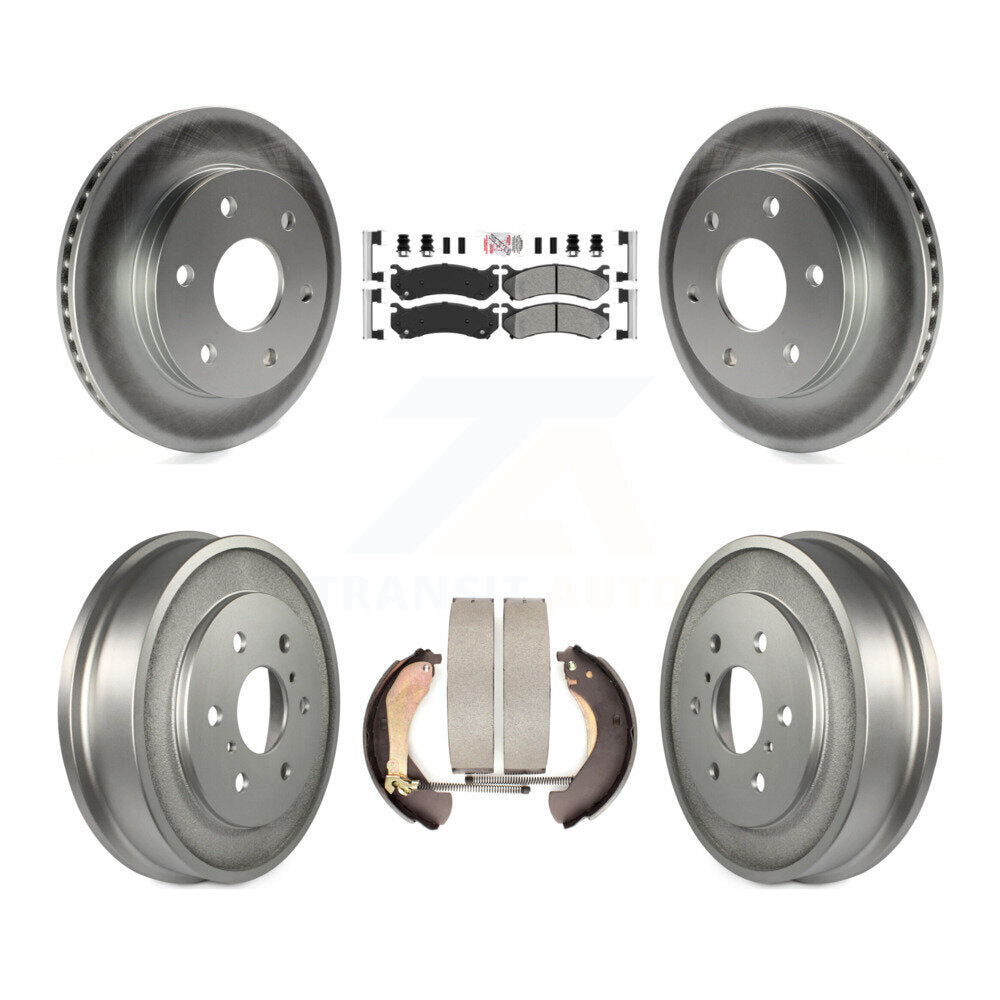 Transit Auto KGA-104311 Disc Brake Kit for 2005-2007 Chevrolet Silverado 1500 Classic, GMC Sierra 1500 Classic and More - Front and Rear