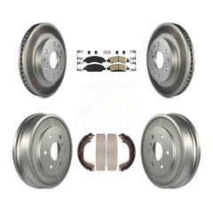 Transit Auto KGA-104322 Disc Brake Kit for 2008 Chevrolet Silverado 1500, GMC Sierra 1500 - Front and Rear