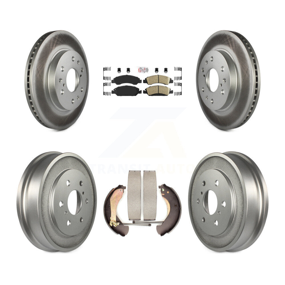 Transit Auto KGA-104323 Disc Brake Kit for 2005-2008 Chevrolet Silverado 1500, GMC Sierra 1500 and More - Front and Rear