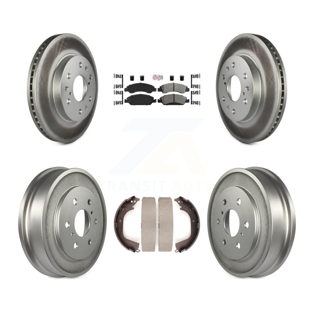 Transit Auto KGA-104324 Disc Brake Kit for 2008 Chevrolet Silverado 1500, GMC Sierra 1500 - Front and Rear