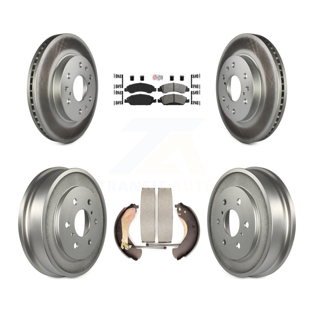 Transit Auto KGA-104325 Disc Brake Kit for 2005-2008 Chevrolet Silverado 1500, GMC Sierra 1500 and More - Front and Rear