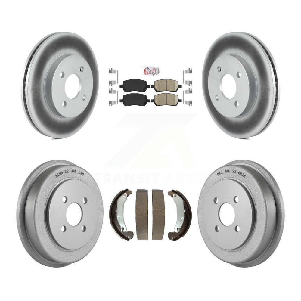 Transit Auto KGA-104334 Disc Brake Kit for 2003-2008 Pontiac G5, Chevrolet Cobalt and More - Front and Rear