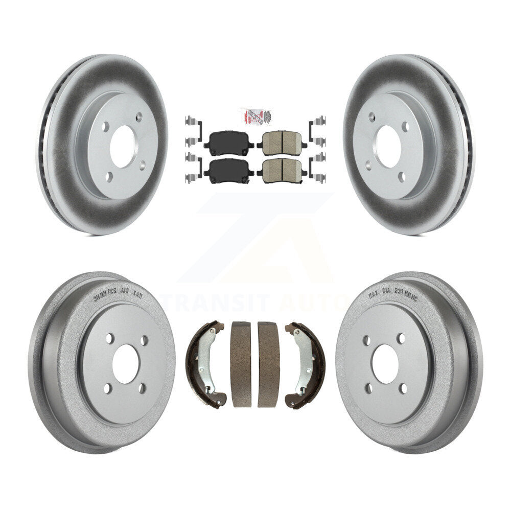 Transit Auto KGA-104336 Disc Brake Kit for 2007-2008 Pontiac G5 - Front and Rear