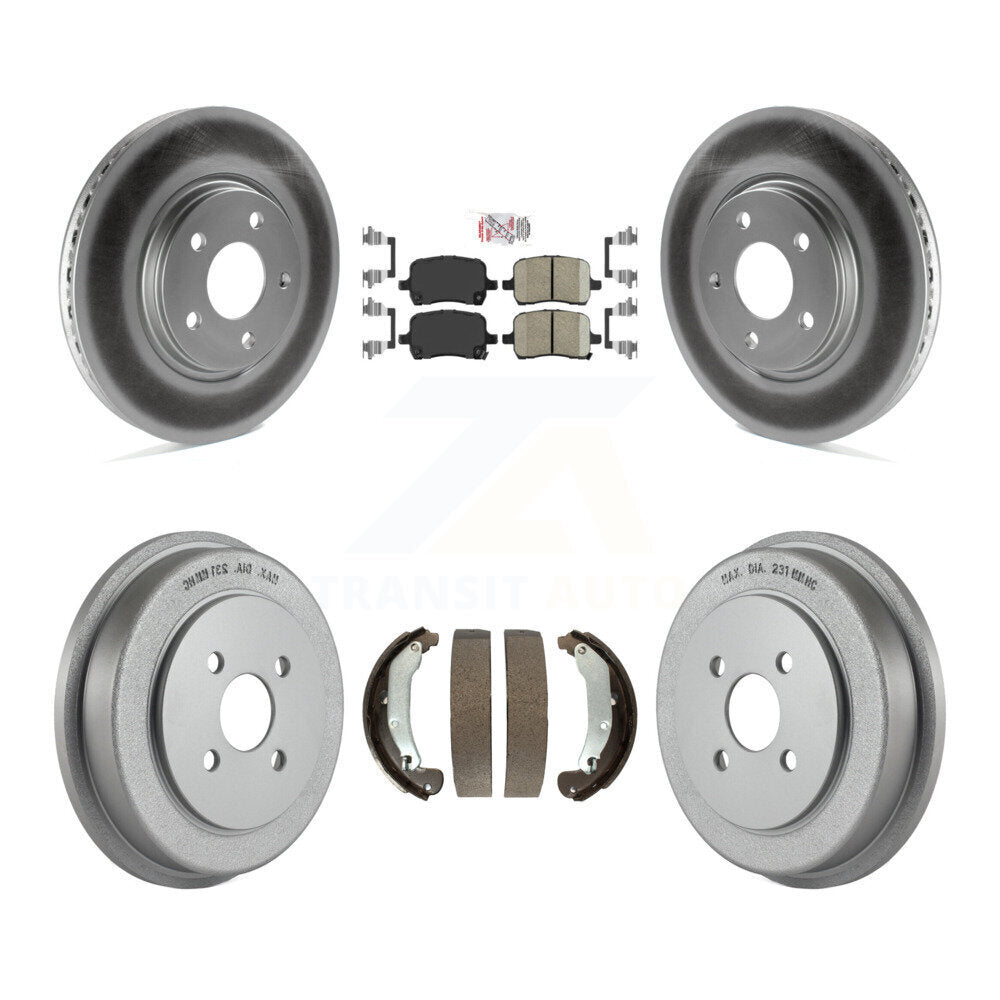Transit Auto KGA-104339 Disc Brake Kit for 2006 Pontiac Pursuit - Front and Rear