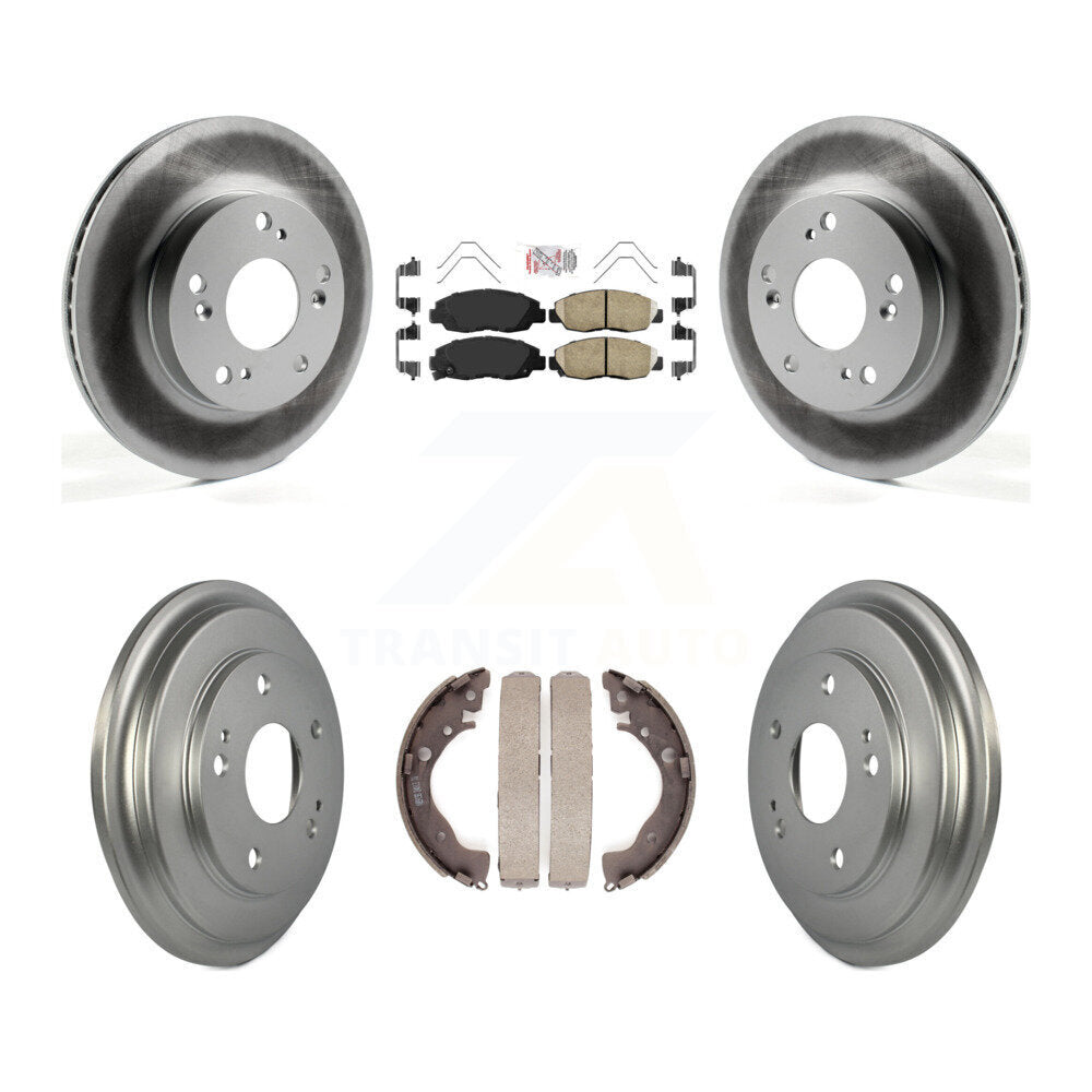 Transit Auto KGA-104340 Disc Brake Kit for 2012-2015 Honda Civic - Front and Rear