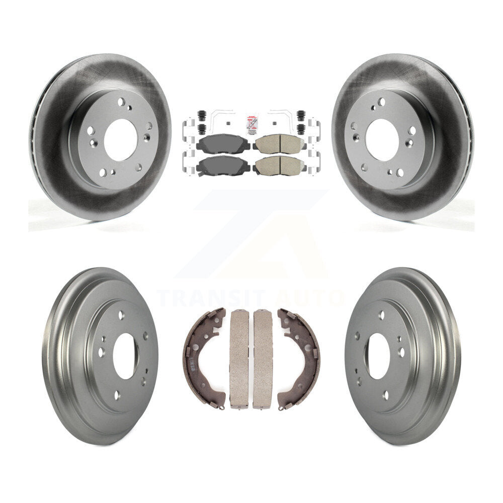 Transit Auto KGA-104341 Disc Brake Kit for 2012-2015 Honda Civic - Front and Rear