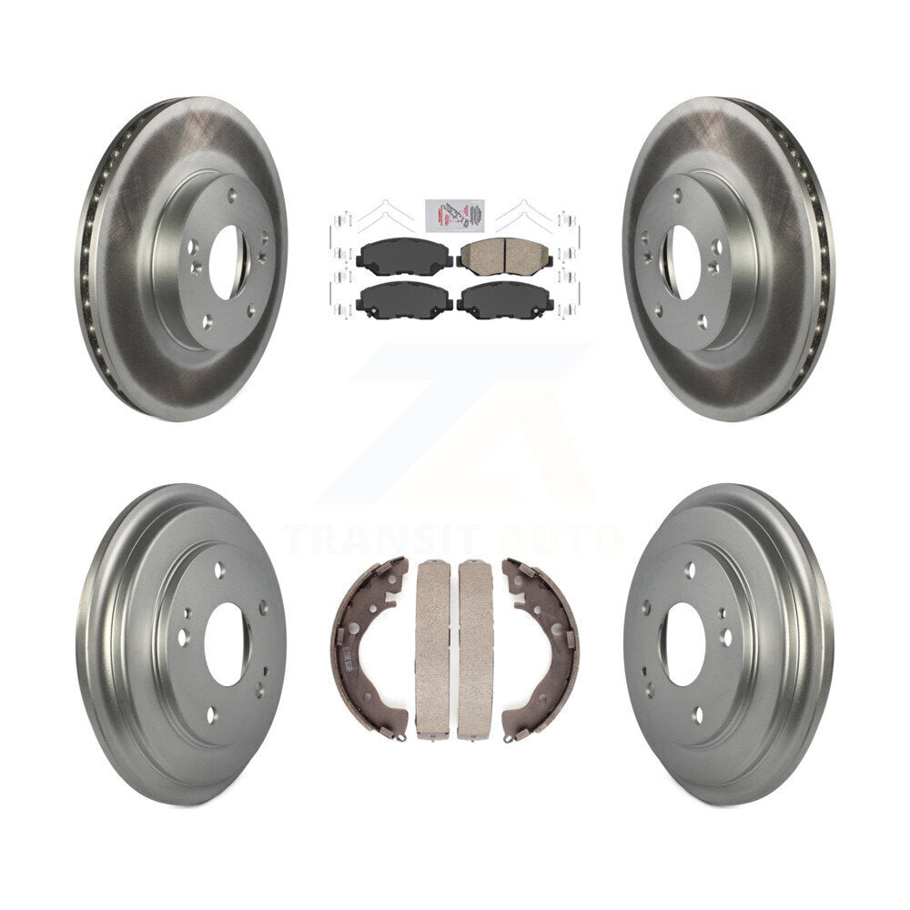 Transit Auto KGA-104342 Disc Brake Kit for 2013-2015 Honda Civic - Front and Rear