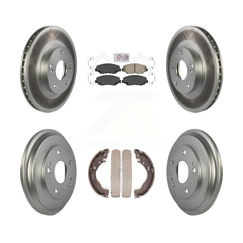 Transit Auto KGA-104342 Disc Brake Kit for 2013-2015 Honda Civic - Front and Rear