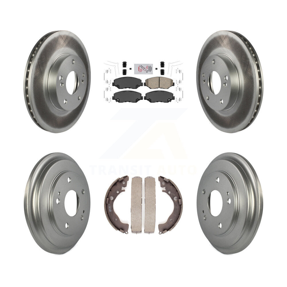 Transit Auto KGA-104343 Disc Brake Kit for 2013-2015 Honda Civic - Front and Rear