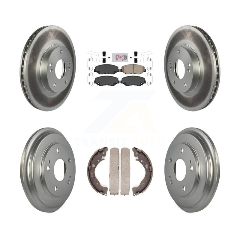 Transit Auto KGA-104343 Disc Brake Kit for 2013-2015 Honda Civic - Front and Rear