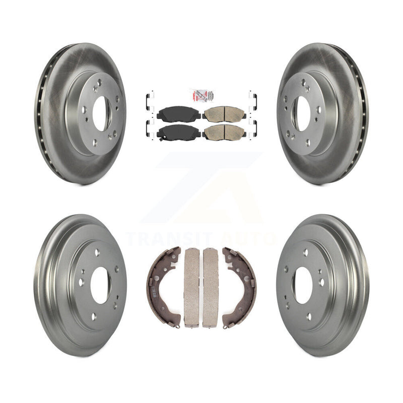 Transit Auto KGA-104345 Disc Brake Kit for 2006-2011 Honda Civic - Front and Rear