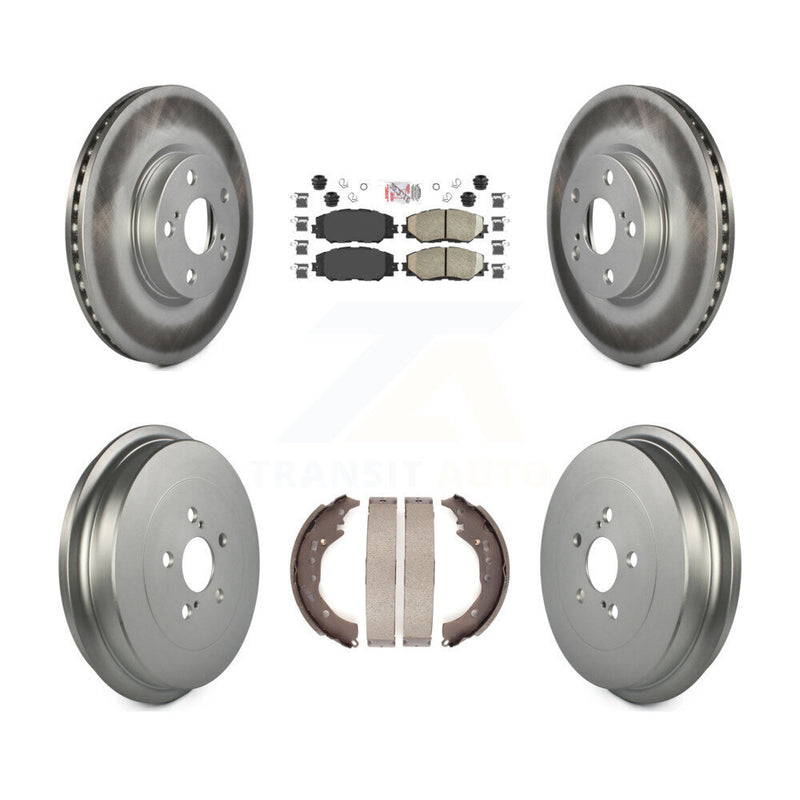 Transit Auto KGA-104352 Disc Brake Kit for 2009-2019 Toyota Corolla - Front and Rear