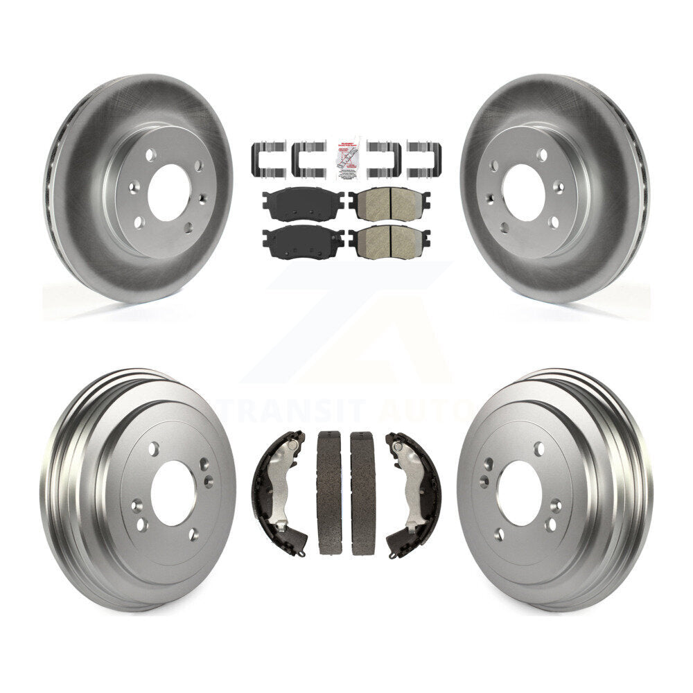 Transit Auto KGA-104355 Disc Brake Kit for 2006-2011 Hyundai Accent, Kia Rio, Kia Rio5 - Front and Rear