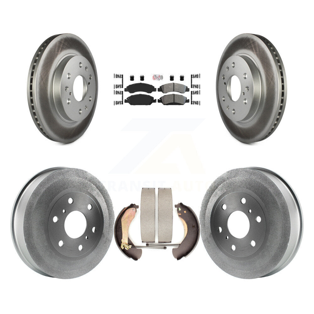 Transit Auto KGA-104360 Disc Brake Kit for 2009 Chevrolet Silverado 1500, GMC Sierra 1500 - Front and Rear