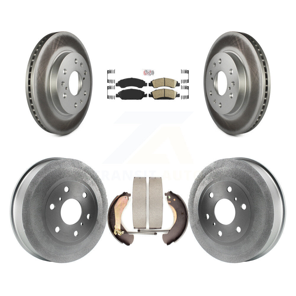 Transit Auto KGA-104361 Disc Brake Kit for 2009 Chevrolet Silverado 1500, GMC Sierra 1500 - Front and Rear