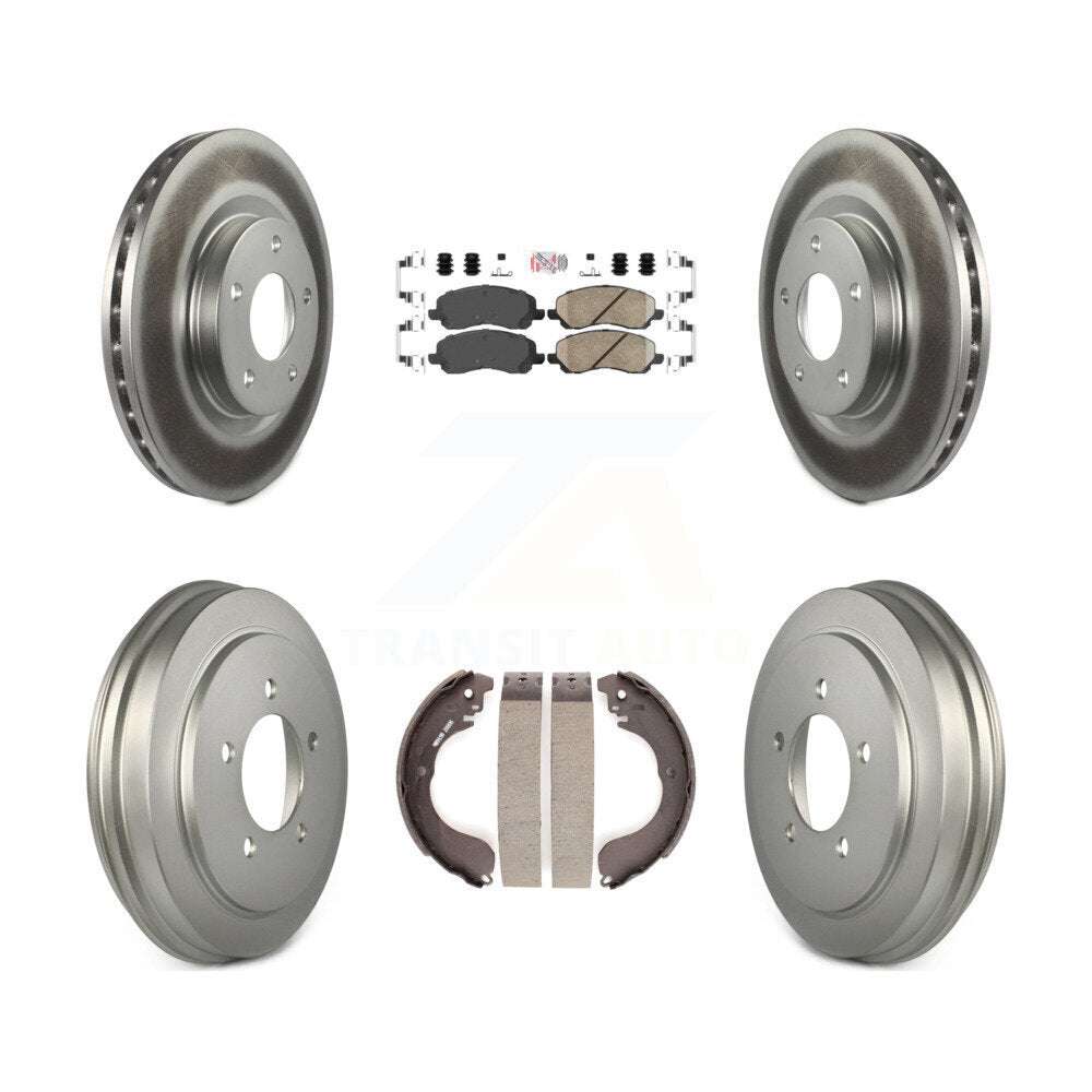 Transit Auto KGA-104366 Disc Brake Kit for 2007-2017 Dodge Caliber, Dodge Avenger and More - Front and Rear