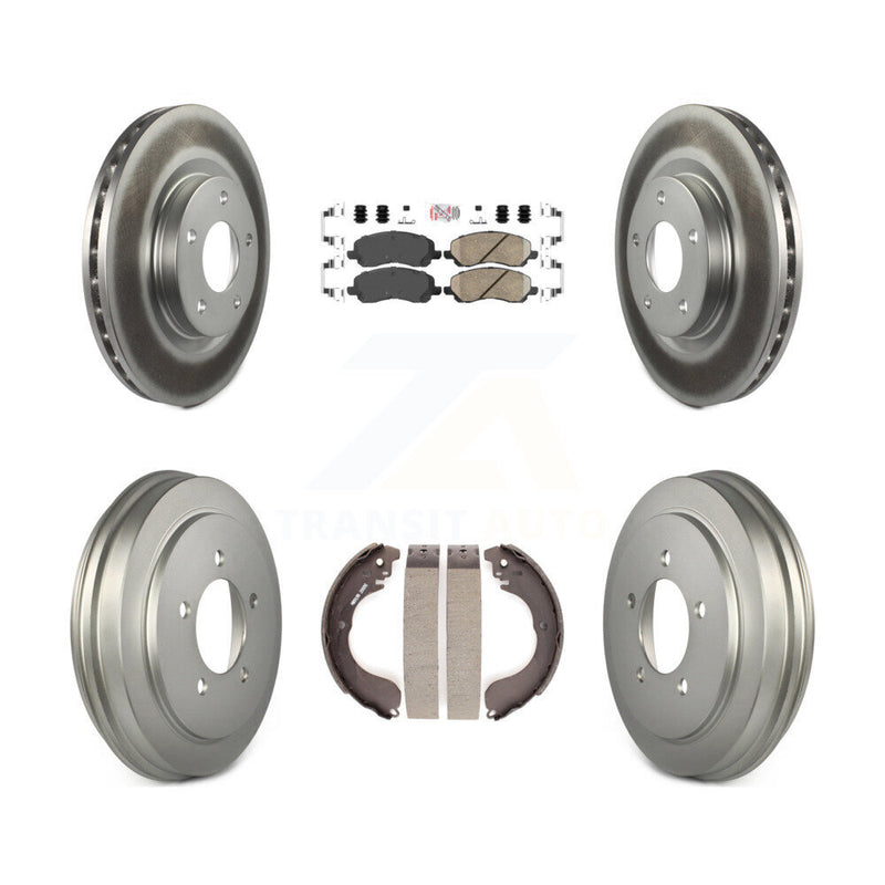 Transit Auto KGA-104366 Disc Brake Kit for 2007-2017 Dodge Caliber, Dodge Avenger and More - Front and Rear