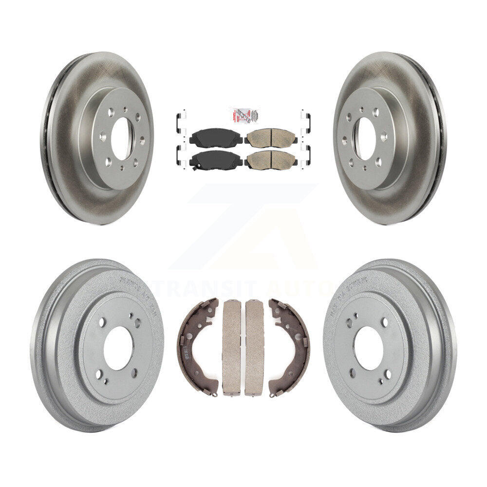 Transit Auto KGA-104383 Disc Brake Kit for 2010-2014 Honda Insight - Front and Rear
