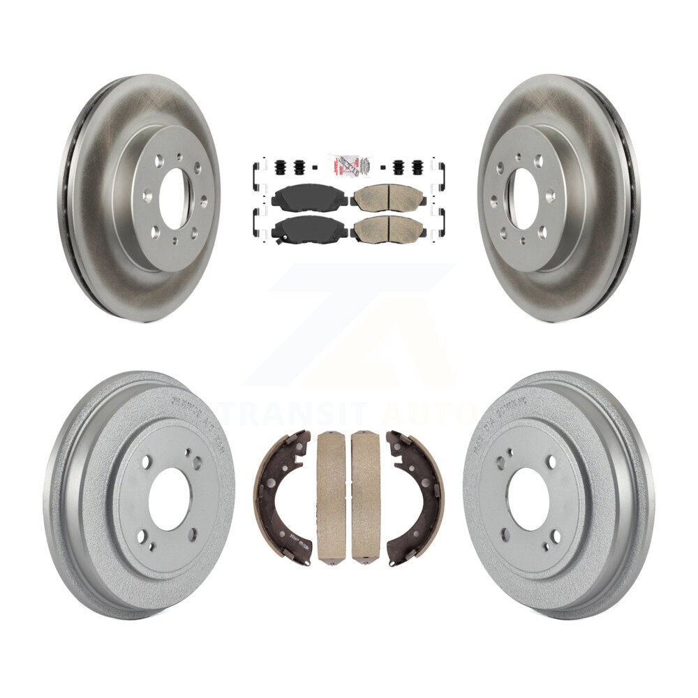 Transit Auto KGA-104384 Disc Brake Kit for 2001-2005 Honda Civic - Front and Rear