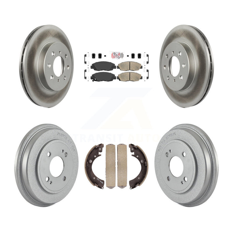 Transit Auto KGA-104384 Disc Brake Kit for 2001-2005 Honda Civic - Front and Rear