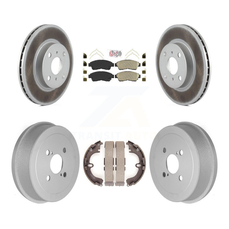 Transit Auto KGA-104387 Disc Brake Kit for 1993-1997 Geo Prizm, Toyota Corolla - Front and Rear