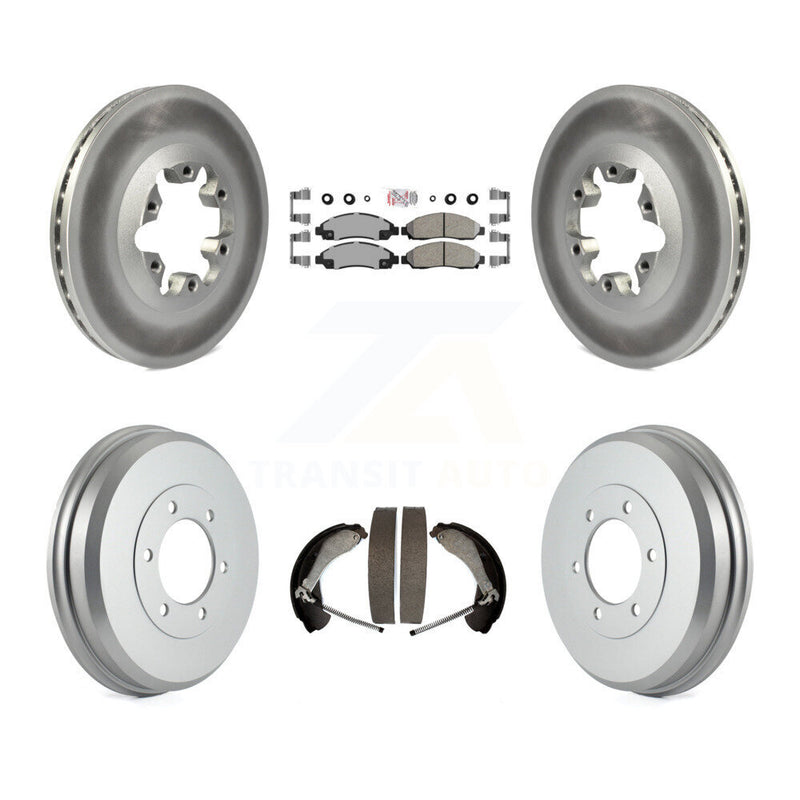 Transit Auto KGA-104392 Disc Brake Kit for 2004-2008 Isuzu i-290, Isuzu i-370 and More - Front and Rear