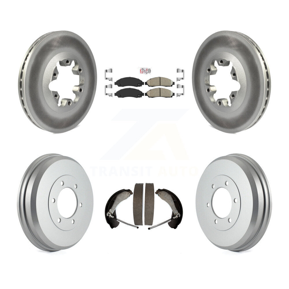 Transit Auto KGA-104393 Disc Brake Kit for 2004-2008 Isuzu i-290, Isuzu i-370 and More - Front and Rear