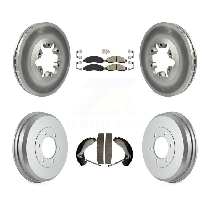 Transit Auto KGA-104393 Disc Brake Kit for 2004-2008 Isuzu i-290, Isuzu i-370 and More - Front and Rear