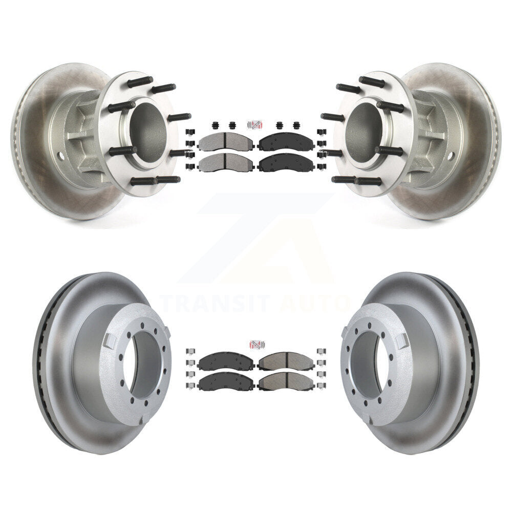 Transit Auto KGA-104407 Disc Brake Kit for 2017-2019 Ford F-450 Super Duty, Ford F-550 Super Duty - Front and Rear