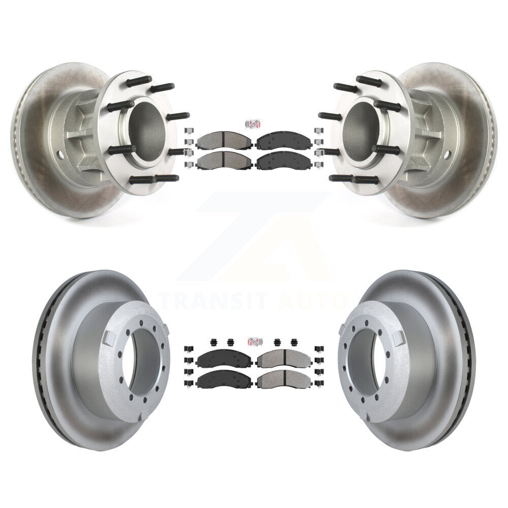 Transit Auto KGA-104408 Disc Brake Kit for 2017-2019 Ford F-450 Super Duty, Ford F-550 Super Duty - Front and Rear