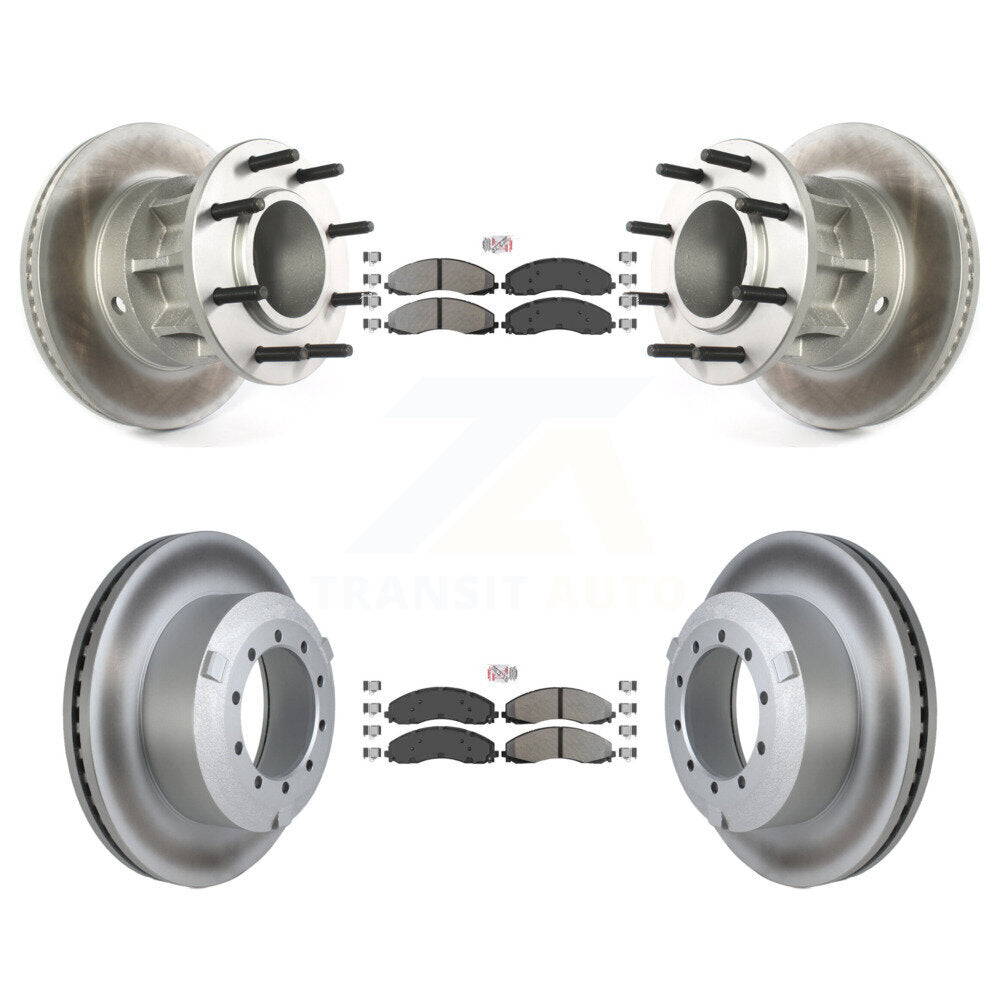 Transit Auto KGA-104409 Disc Brake Kit for 2017-2019 Ford F-450 Super Duty, Ford F-550 Super Duty - Front and Rear
