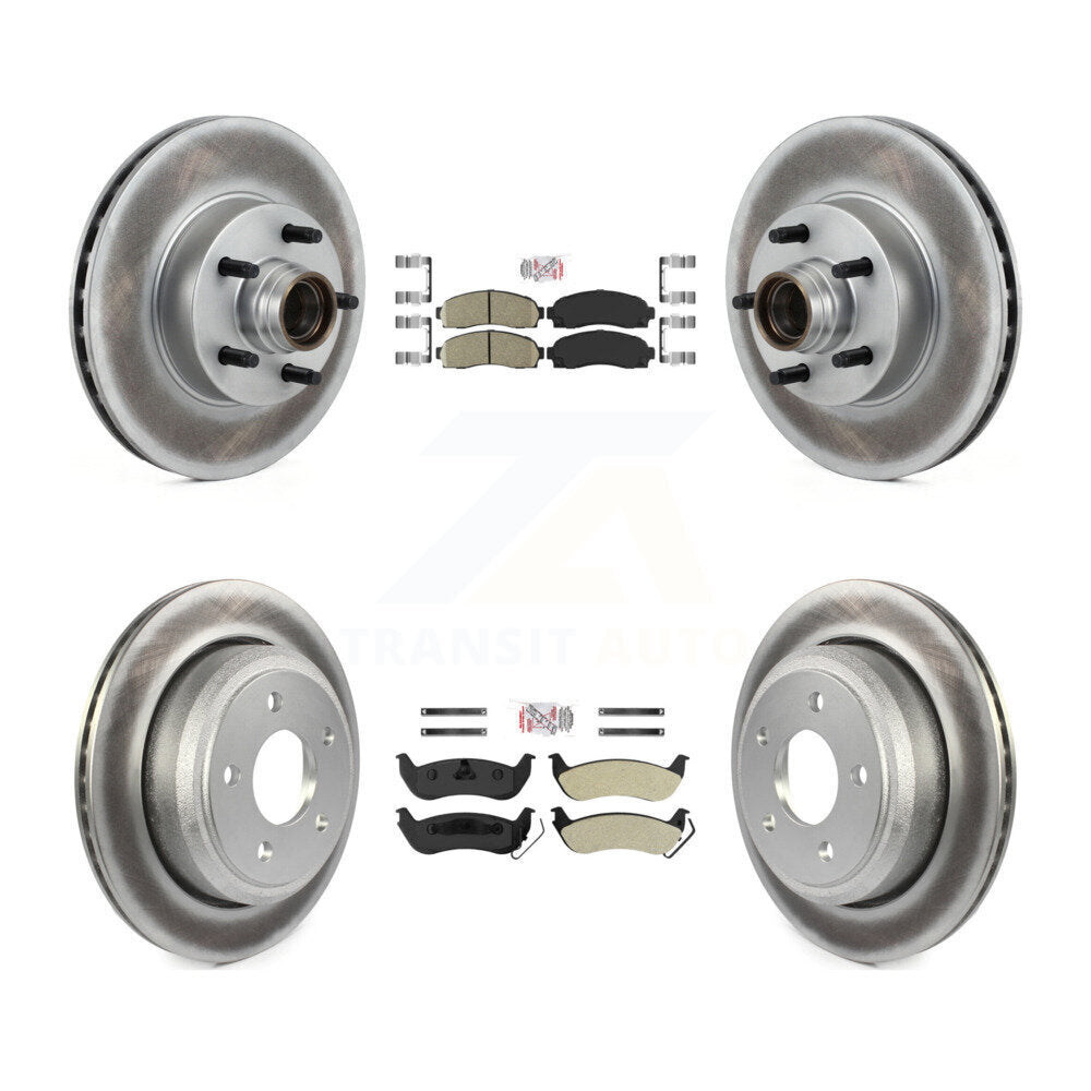 Transit Auto KGA-104420 Disc Brake Kit for 2010-2011 Ford Ranger - Front and Rear