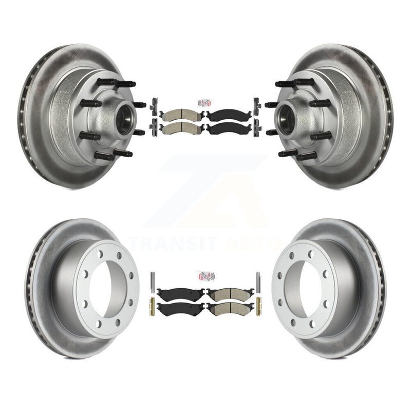 Transit Auto KGA-104425 Disc Brake Kit for 1998-2007 Ford E-350 Econoline, Ford E-250 and More - Front and Rear