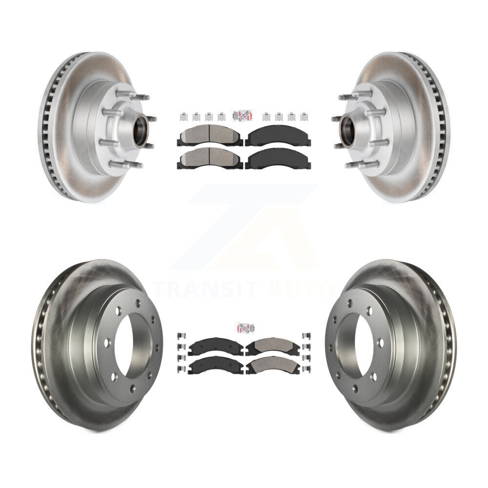 Transit Auto KGA-104432 Disc Brake Kit for 2008-2023 Ford E-350 Super Duty, Ford E-150 and More - Front and Rear