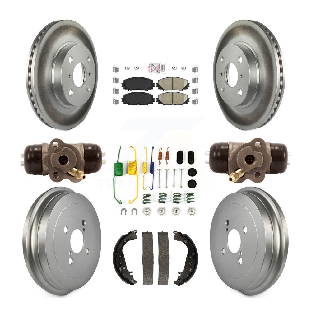 Transit Auto KGA-104454 Disc Brake Kit for 2006-2014 Toyota Yaris - Front and Rear