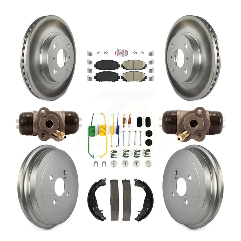 Transit Auto KGA-104454 Disc Brake Kit for 2006-2014 Toyota Yaris - Front and Rear
