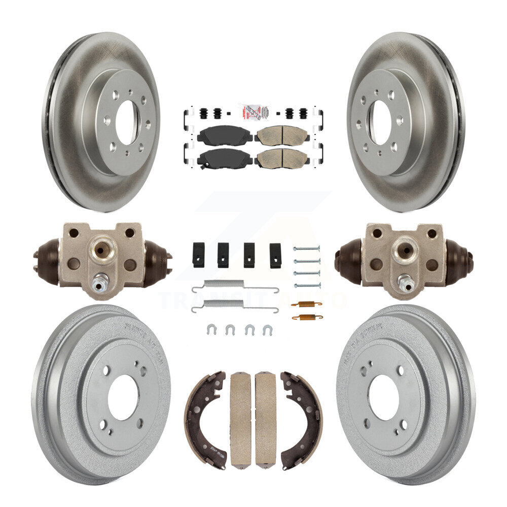 Transit Auto KGA-104461 Disc Brake Kit for 2001-2005 Honda Civic - Front and Rear