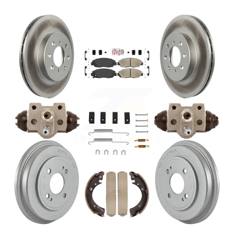 Transit Auto KGA-104461 Disc Brake Kit for 2001-2005 Honda Civic - Front and Rear