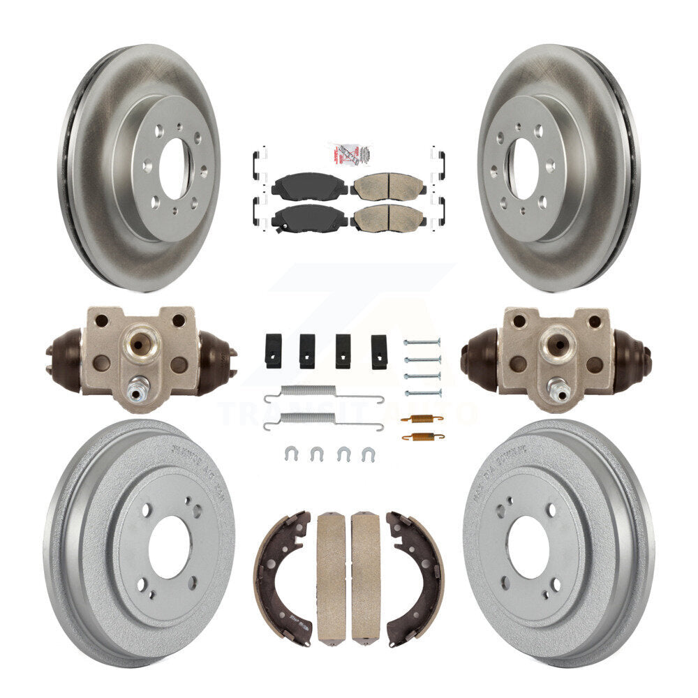 Transit Auto KGA-104462 Disc Brake Kit for 2001-2005 Honda Civic - Front and Rear