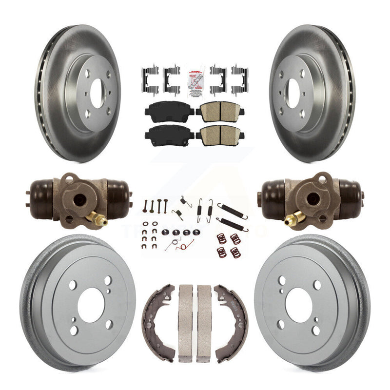 Transit Auto KGA-104467 Disc Brake Kit for 2001-2005 Toyota Echo - Front and Rear