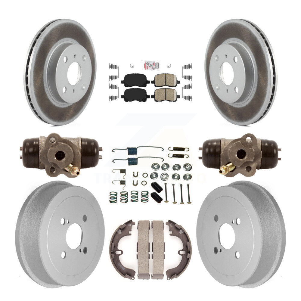 Transit Auto KGA-104473 Disc Brake Kit for 1998-2002 Chevrolet Prizm, Toyota Corolla - Front and Rear