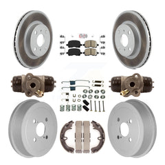 Transit Auto KGA-104473 Disc Brake Kit for 1998-2002 Chevrolet Prizm, Toyota Corolla - Front and Rear