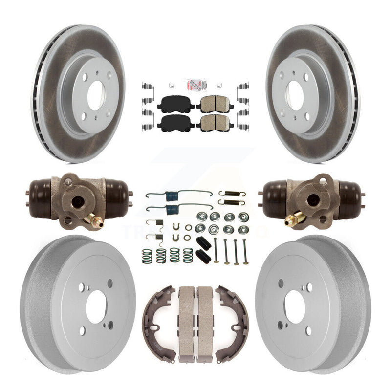 Transit Auto KGA-104473 Disc Brake Kit for 1998-2002 Chevrolet Prizm, Toyota Corolla - Front and Rear