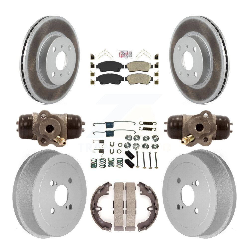 Transit Auto KGA-104474 Disc Brake Kit for 1993-1997 Geo Prizm, Toyota Corolla - Front and Rear