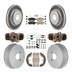 Transit Auto KGA-104474 Disc Brake Kit for 1993-1997 Geo Prizm, Toyota Corolla - Front and Rear