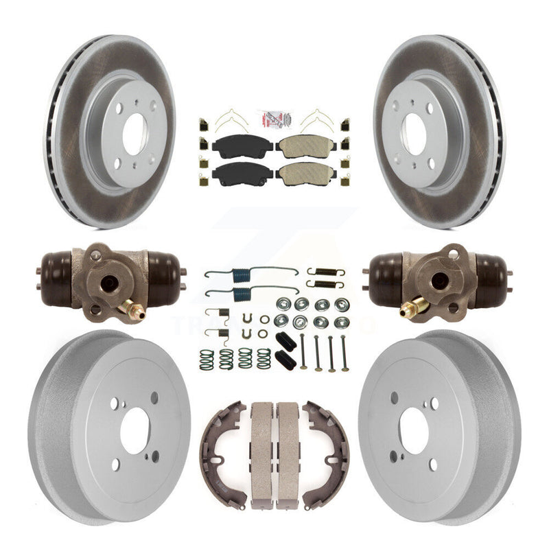 Transit Auto KGA-104474 Disc Brake Kit for 1993-1997 Geo Prizm, Toyota Corolla - Front and Rear