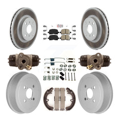 Transit Auto KGA-104475 Disc Brake Kit for 1999-2002 Toyota Corolla - Front and Rear